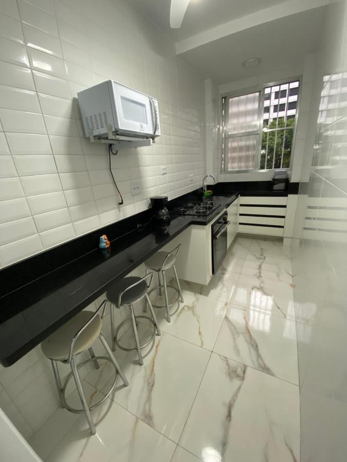 Apartamento Frente Mar Gonzaga Santos 3 Apartment ภายนอก รูปภาพ